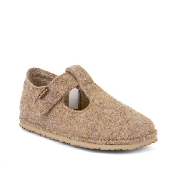 Dětské barefoot bačkory FLEXY WOOLY Beige; Froddo; G1700378-4; béžová - 30