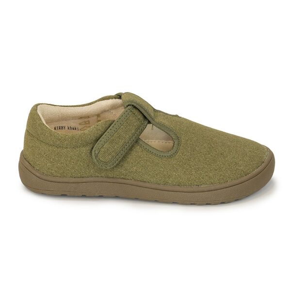 Papuče chlapecké barefoot  KIRBY KHAKI