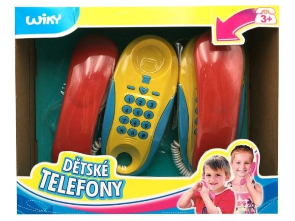 Dětské drátové telefony - český obal