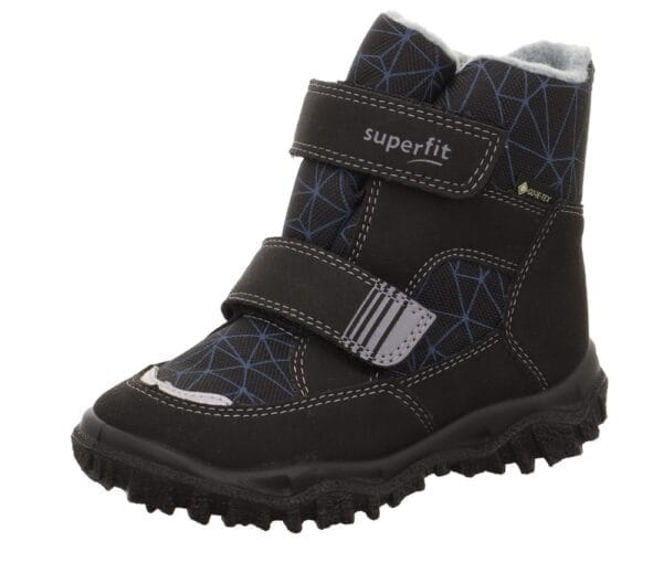 Dětské zimní boty HUSKY Black/Light Gray Gore-tex