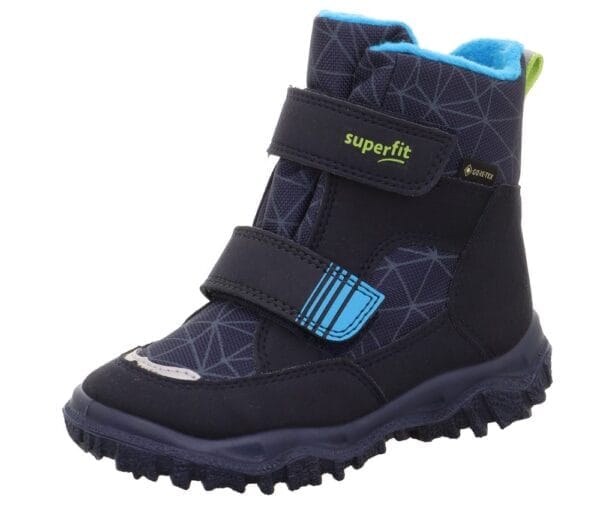 Dětské zimní boty HUSKY Blue/Turguoise Gore-Tex