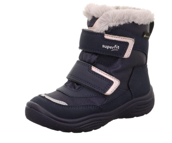 Dívčí zimní boty CRYSTAL Blue Gore-Tex