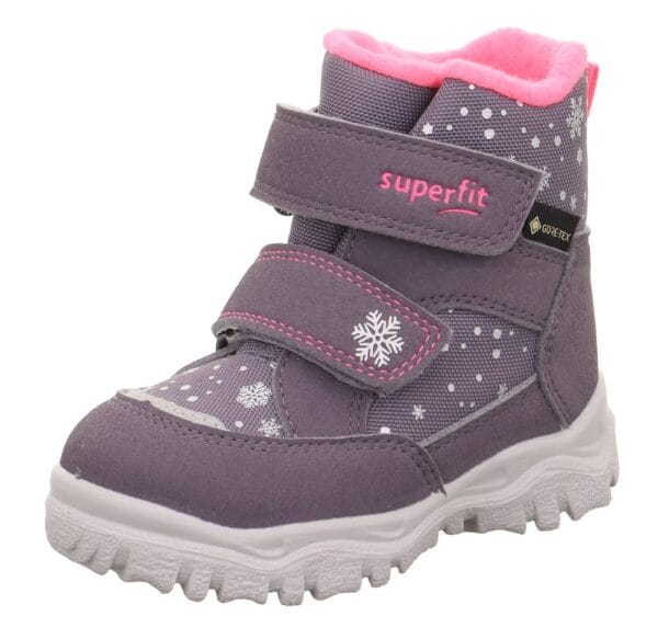 Dívčí zimní boty HUSKY1 Purple/Pink Gore-Tex