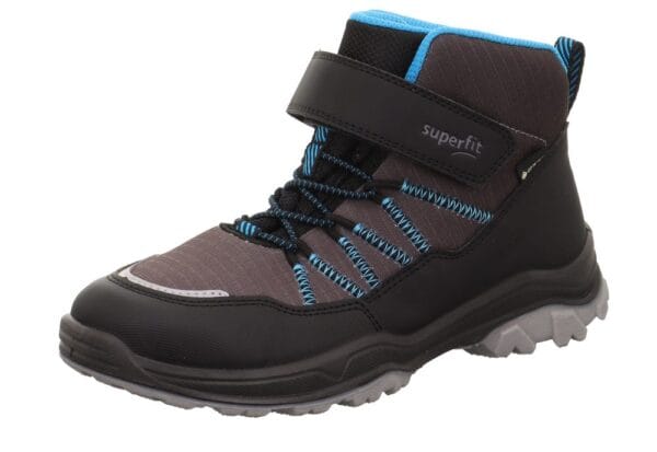 Chlapecké zimní boty JUPITER Black/Turquoise Gore-Tex