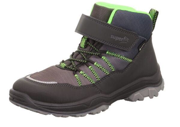 Chlapecké zimní boty JUPITER Gray/Light Green Gore-Tex