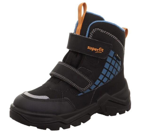 Dětské zimní boty SNOW MAX Black/Blue Gore-TEX