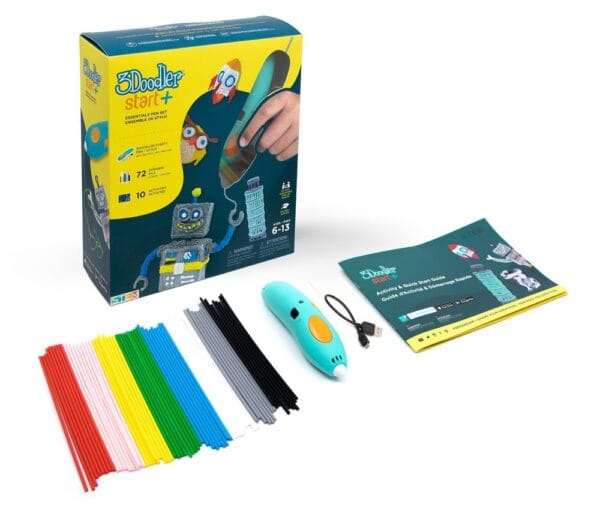 3D pero 3Doodler Start + a 72 náplní + 10 šablon