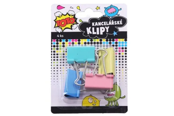 Klip kancelářský 4 ks